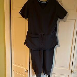 Scrub star gray extra small